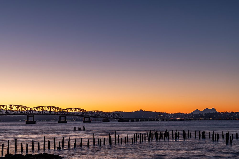 The Astoria Megler Bridge over the Columbia River in Washington State, USA art print by Chuck Haney for $57.95 CAD