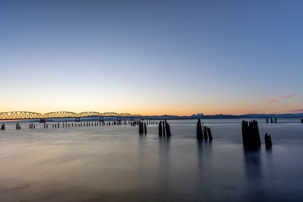 The Astoria Megler Bridge over the Columbia River in Washington State, USA art print by Chuck Haney for $57.95 CAD