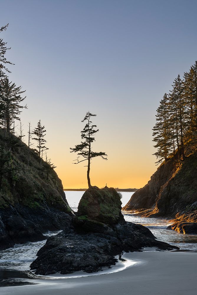 Deadmans Cove at Cape Disappointment State Park in Washington State, USA art print by Chuck Haney for $57.95 CAD