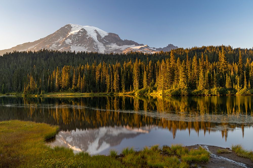 Aptly named Reflection Lake in Mount Rainier National Park-Washington State-USA art print by Chuck Haney for $57.95 CAD