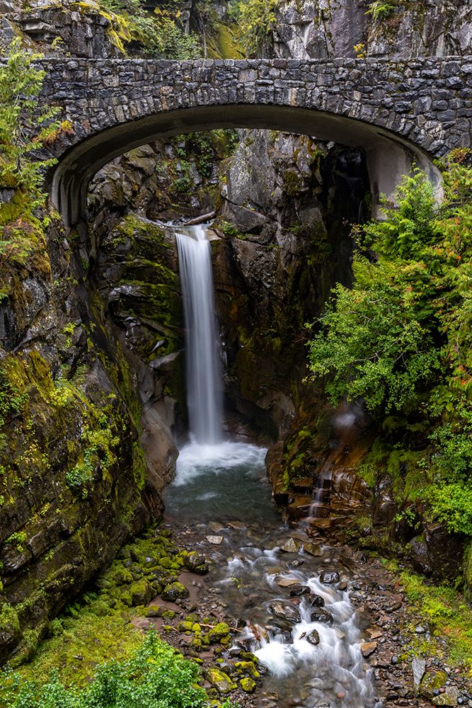 Christine Falls n Mount Rainier National Park, Washington State, USA art print by Chuck Haney for $57.95 CAD