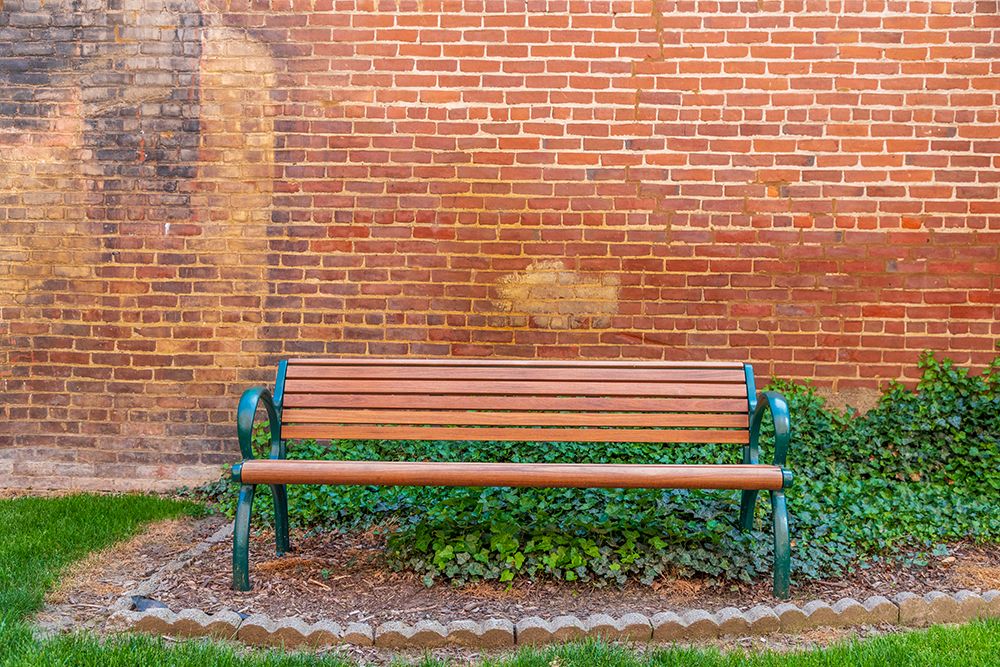 USA-Washington State-Palouse-Palouse public-street or city bench art print by Emily M. Wilson for $57.95 CAD