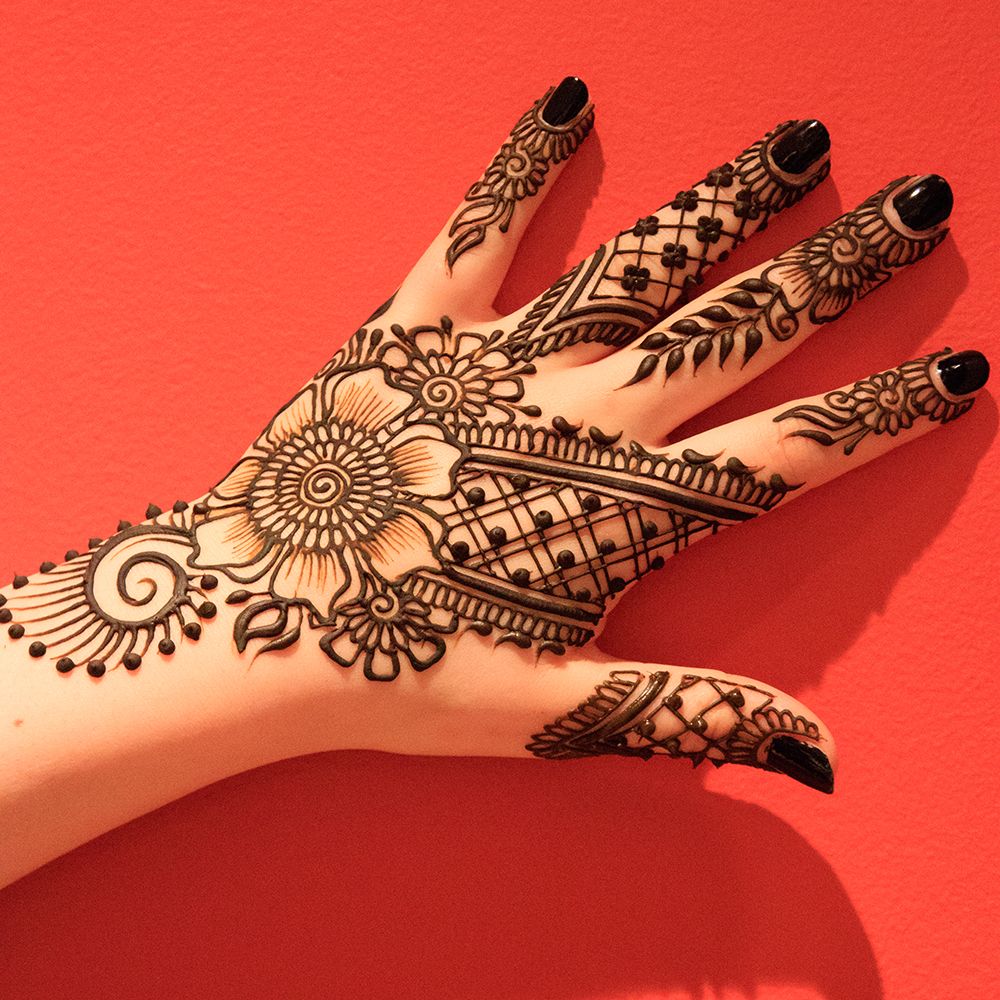USA, Washington State. Indian Mehendi celebration. Henna application and rituals. art print by Emily M. Wilson for $57.95 CAD