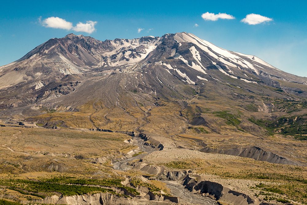 Washington State, Skamania County. Mount St. Helens or Louwala-Clough is an active stratovolcano. art print by Emily M. Wilson for $57.95 CAD