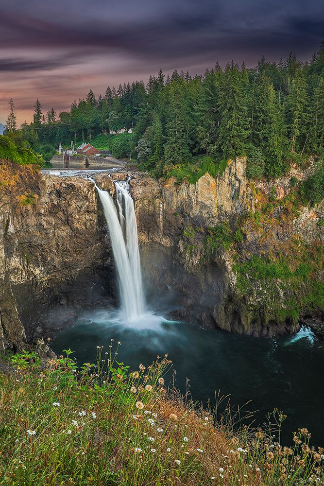USA-Washington State-Snoqualmie Falls art print by Hollice Looney for $57.95 CAD