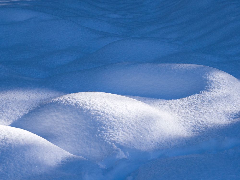 USA-Washington State-Cle Elum-Kittitas County. Snow mounds in winter. art print by Julie Eggers for $57.95 CAD