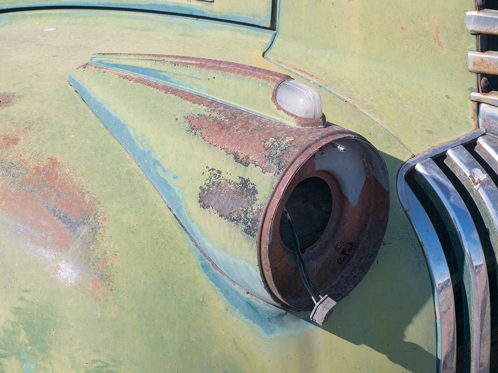 Close-up detail of old trucks in the Palouse art print by Julie Eggers for $57.95 CAD