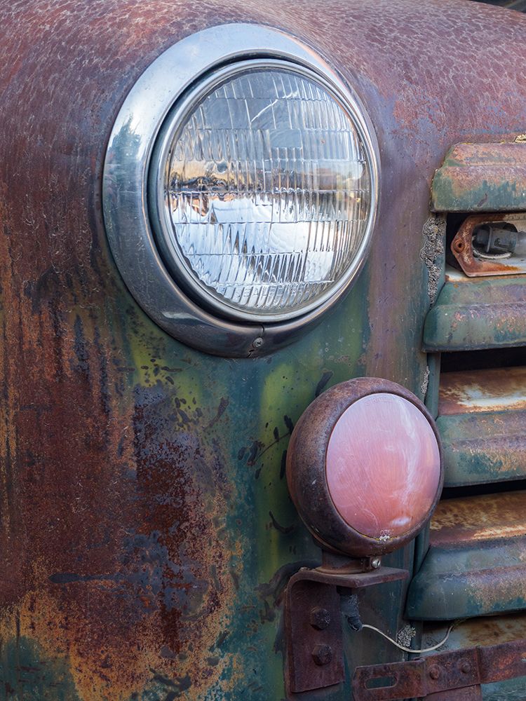 Close-up detail of old trucks in the Palouse art print by Julie Eggers for $57.95 CAD