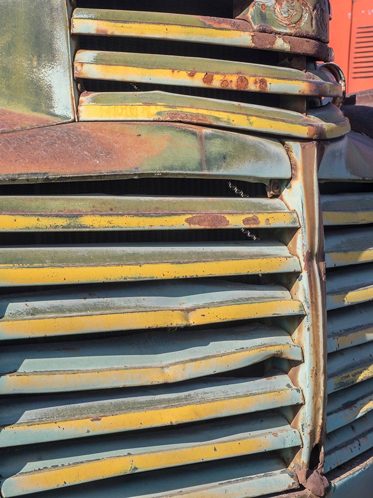Close-up detail of old trucks in the Palouse art print by Julie Eggers for $57.95 CAD
