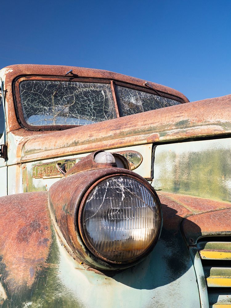 Close-up detail of old trucks in the Palouse art print by Julie Eggers for $57.95 CAD