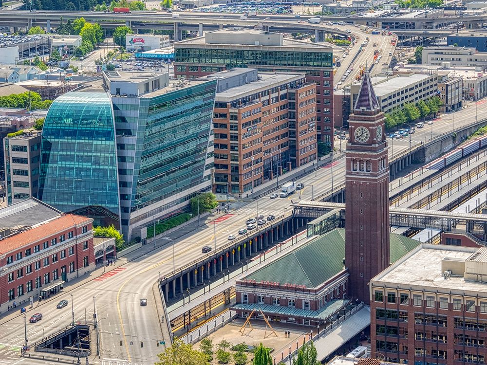 WA-Seattle-King Street Station art print by Jamie and Judy Wild for $57.95 CAD