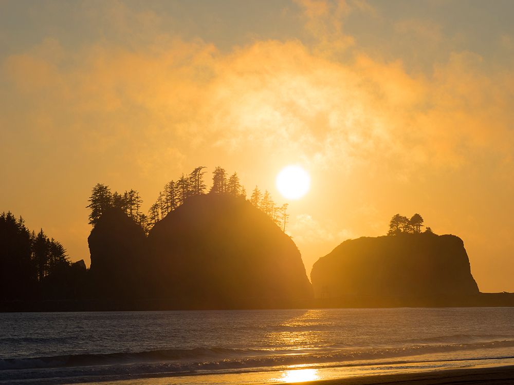 Washington State-Pacific Coast-First Beach sunset art print by Jamie and Judy Wild for $57.95 CAD