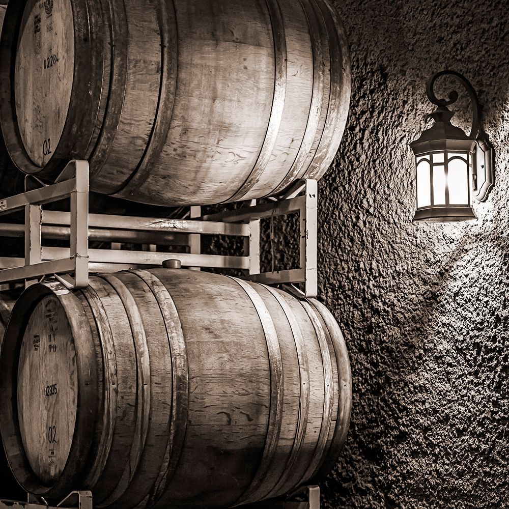 Washington State-Yakima Valley Barrel cave in low light art print by Richard Duval for $57.95 CAD