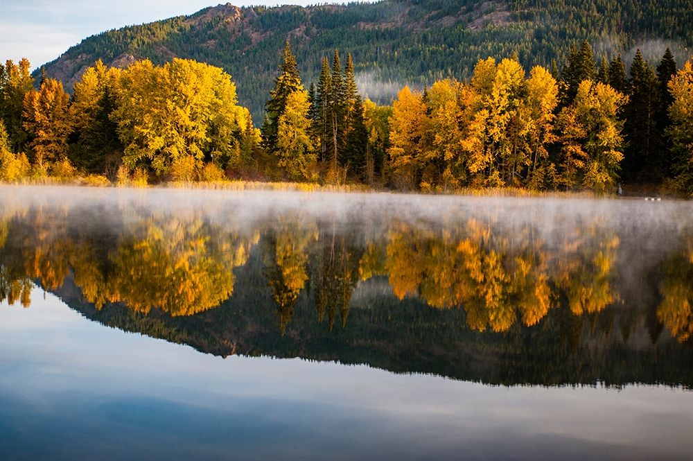 Washington State-Cle Elum Fall color by a pond in Central Washington art print by Richard Duval for $57.95 CAD