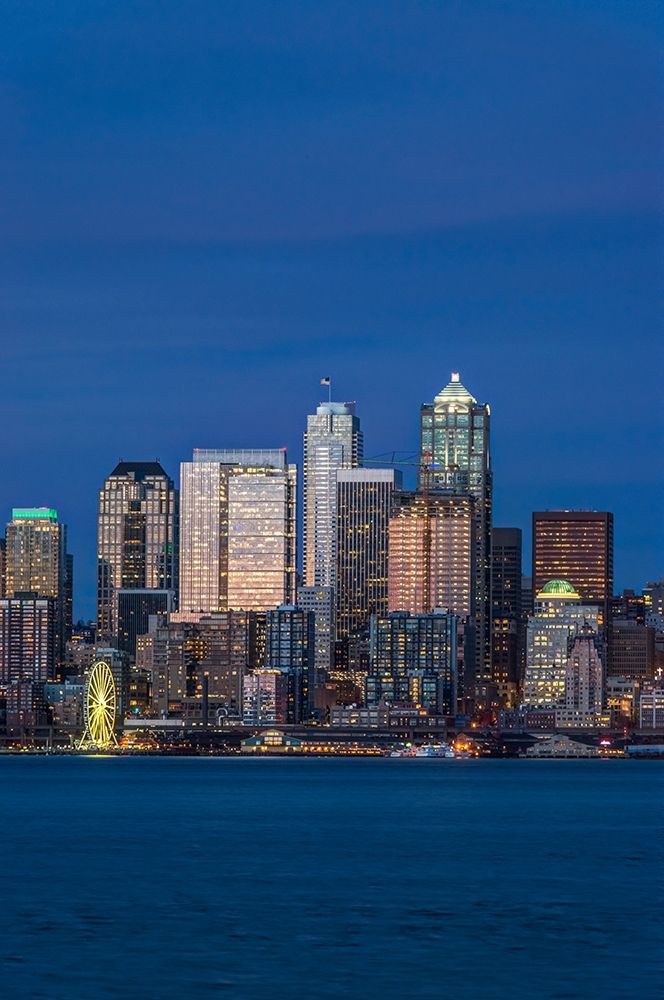 Washington State-Seattle Skyline at Twilight art print by Rob Tilley for $57.95 CAD