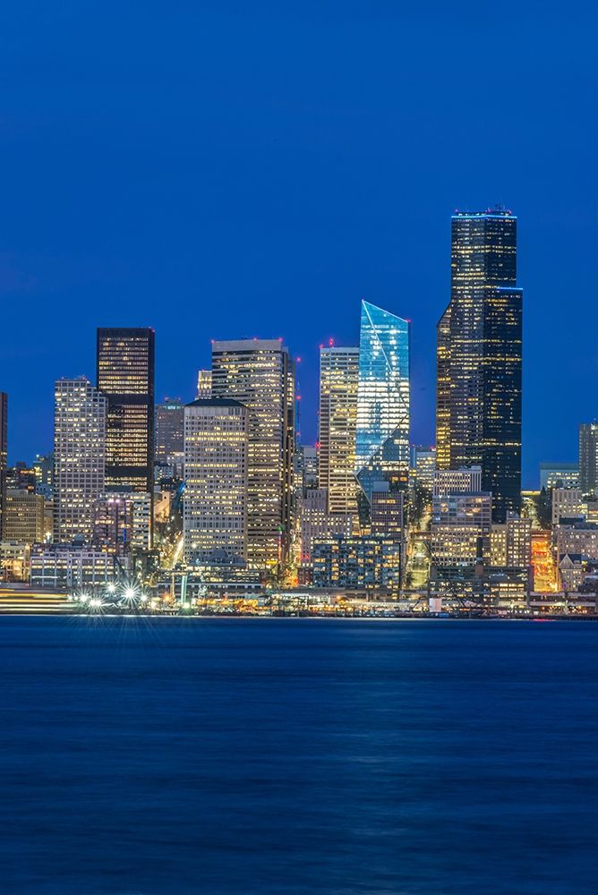 Washington State-Seattle Skyline at Twilight art print by Rob Tilley for $57.95 CAD