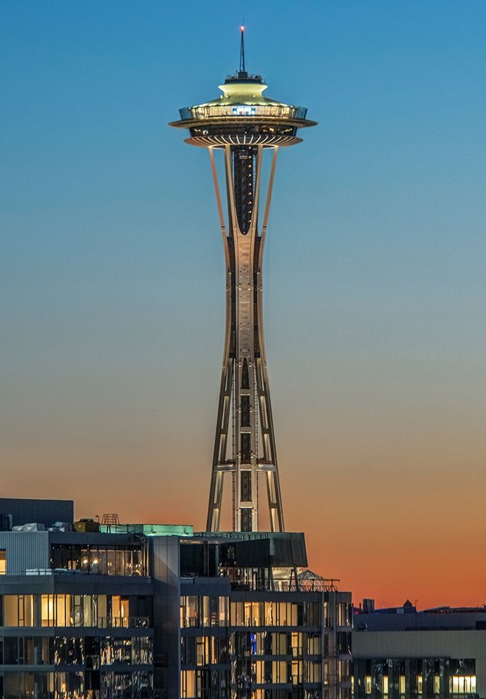 Washington State-Seattle Space Needle at Sunset art print by Rob Tilley for $57.95 CAD