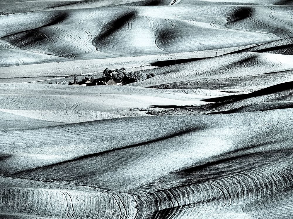 USA-Washington State-Palouse region-Rolling hills at Sunset art print by Terry Eggers for $57.95 CAD