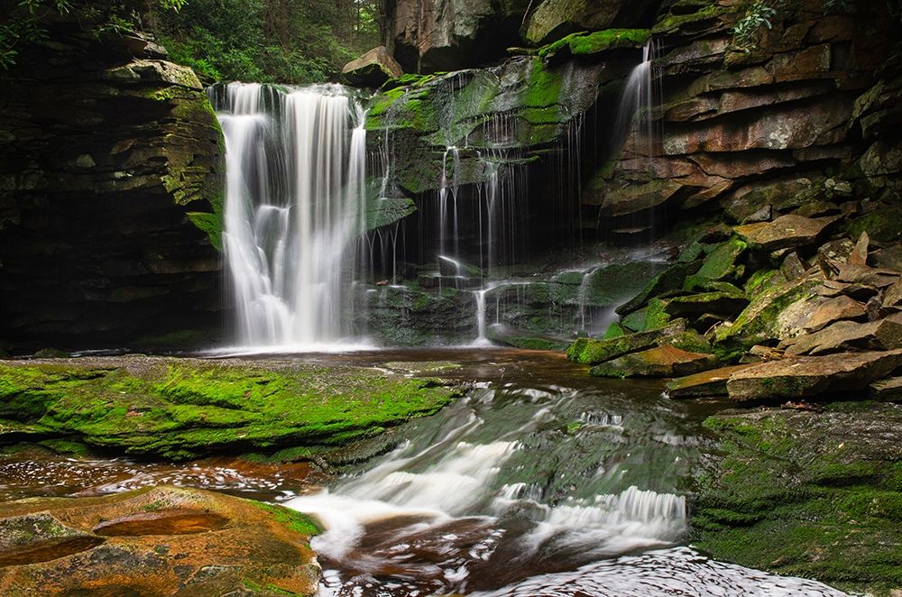 First or Upper Ekalaka Falls-Blackwater Falls State Park-West Virginia art print by Alan Majchrowicz for $57.95 CAD