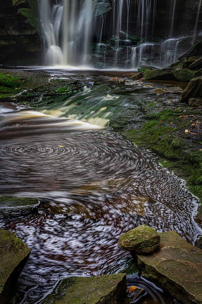 USA-West Virginia-Blackwater Falls State Park Scenic with waterfall and pool art print by Jaynes Gallery for $57.95 CAD