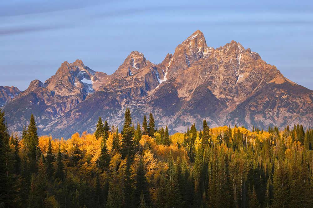 Autumn view of Teton Range at sunrise-Grand Teton National Park-Wyoming art print by Adam Jones for $57.95 CAD