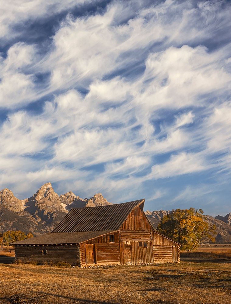Historical Moulton barn at sunrise-Grand Teton National Park-Wyoming art print by Adam Jones for $57.95 CAD