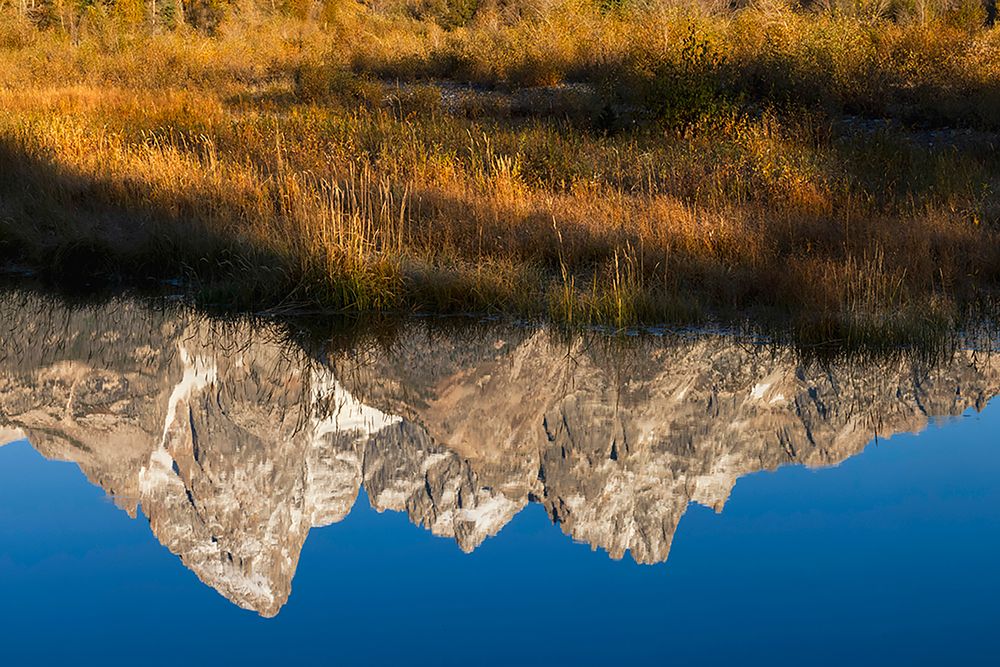 Teton Range reflected in Snake River from Schwabacher Landing-Grand Teton National Park-Wyoming art print by Adam Jones for $57.95 CAD