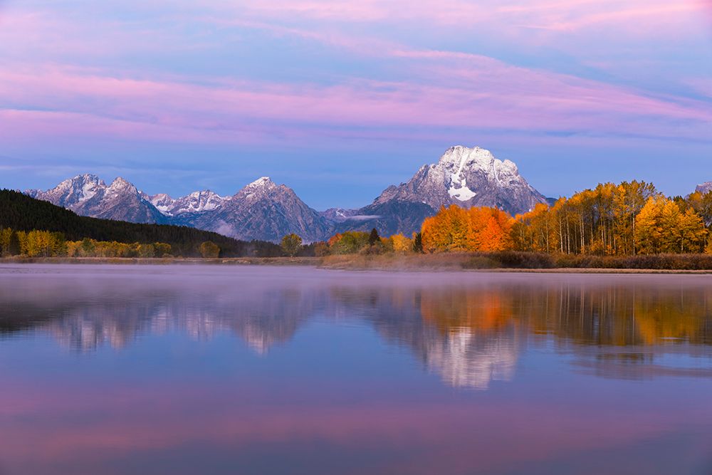 Autumn view of Mount Moran and Snake River-Grand Teton National Park-Wyoming art print by Adam Jones for $57.95 CAD