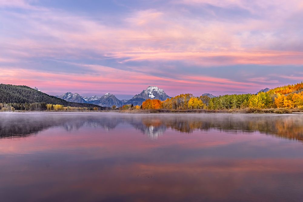 Autumn view of Mount Moran and Snake River-Grand Teton National Park-Wyoming art print by Adam Jones for $57.95 CAD