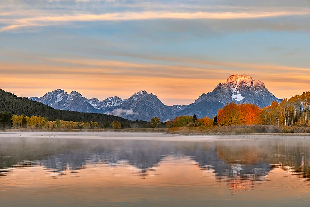 Autumn view of Mount Moran and Snake River-Grand Teton National Park-Wyoming art print by Adam Jones for $57.95 CAD