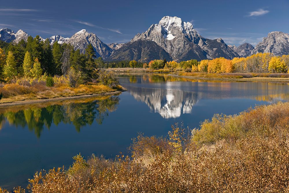 Autumn view of Mount Moran and Snake River-Grand Teton National Park-Wyoming art print by Adam Jones for $57.95 CAD