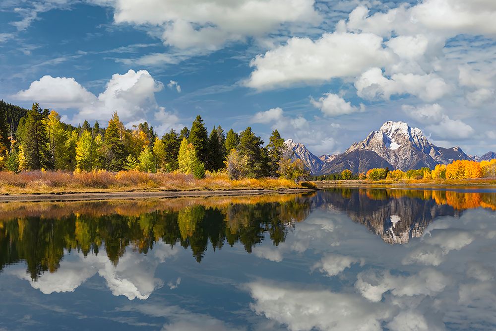 Autumn view of Mount Moran and Snake River-Grand Teton National Park-Wyoming art print by Adam Jones for $57.95 CAD