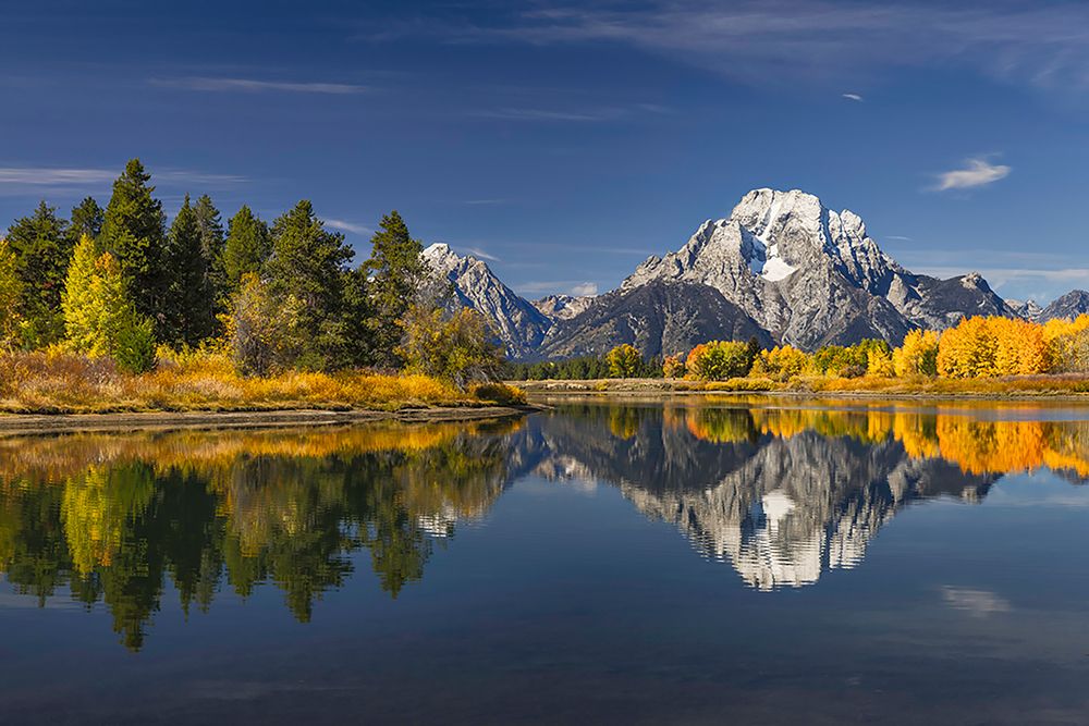 Autumn view of Mount Moran and Snake River-Grand Teton National Park-Wyoming art print by Adam Jones for $57.95 CAD