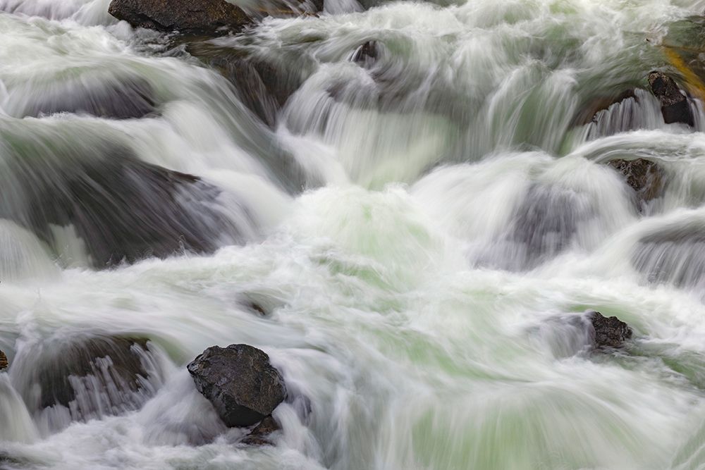 Flowing water in Firehole River-Yellowstone National Park-Wyoming art print by Adam Jones for $57.95 CAD