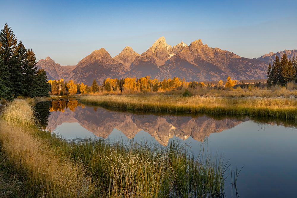 Teton Range from Schwabacher Landing-Grand Teton National Park-Wyoming art print by Adam Jones for $57.95 CAD