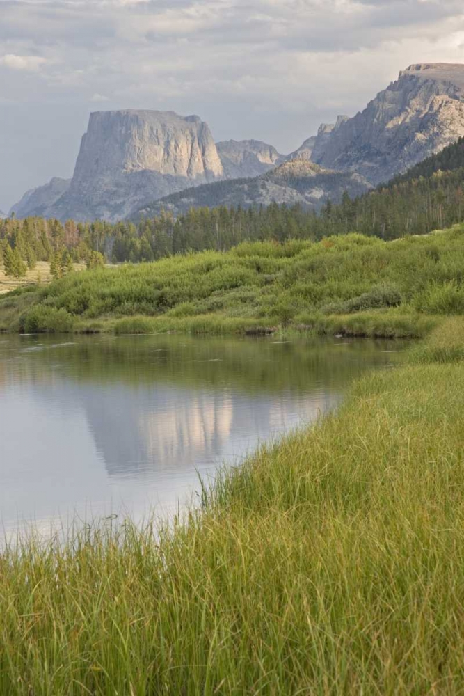 WY, Square Top Mt and Green River Lake art print by Don Paulson for $57.95 CAD