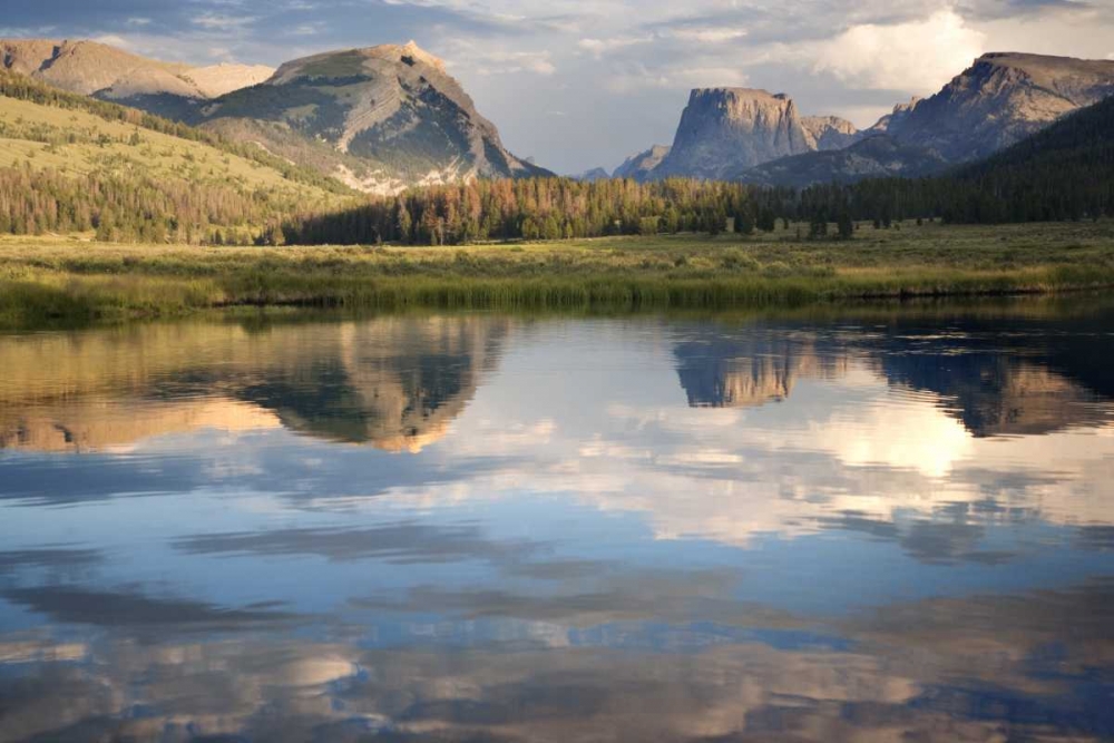 WY, Square Top Mt and Green River Lake art print by Don Paulson for $57.95 CAD