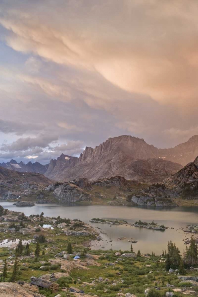 WY, Bridger NF Sunset on Wind River Range art print by Don Paulson for $57.95 CAD