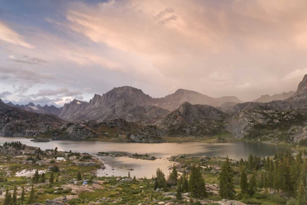 WY, Bridger NF Sunset on Wind River Range art print by Don Paulson for $57.95 CAD