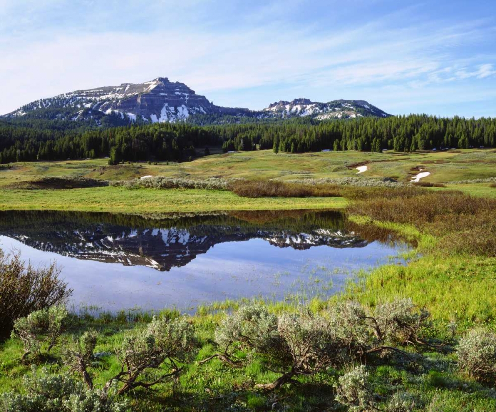 Wyoming, A tarn in the Rocky Mountains of Wyoming art print by Christopher Talbot Frank for $57.95 CAD