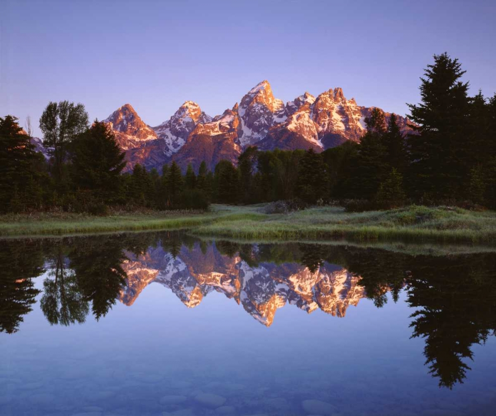 Wyoming Grand Tetons reflect in the Snake River art print by Christopher Talbot Frank for $57.95 CAD