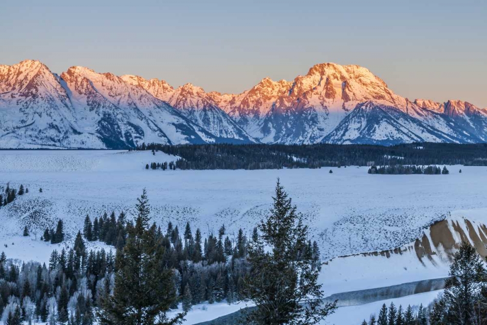 Wyoming, Grand Teton NP Landscape at sunrise art print by Cathy and Gordon Illg for $57.95 CAD