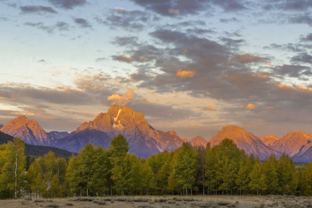 WY Mount Moran and Teton Range at sunrise art print by Don Paulson for $57.95 CAD