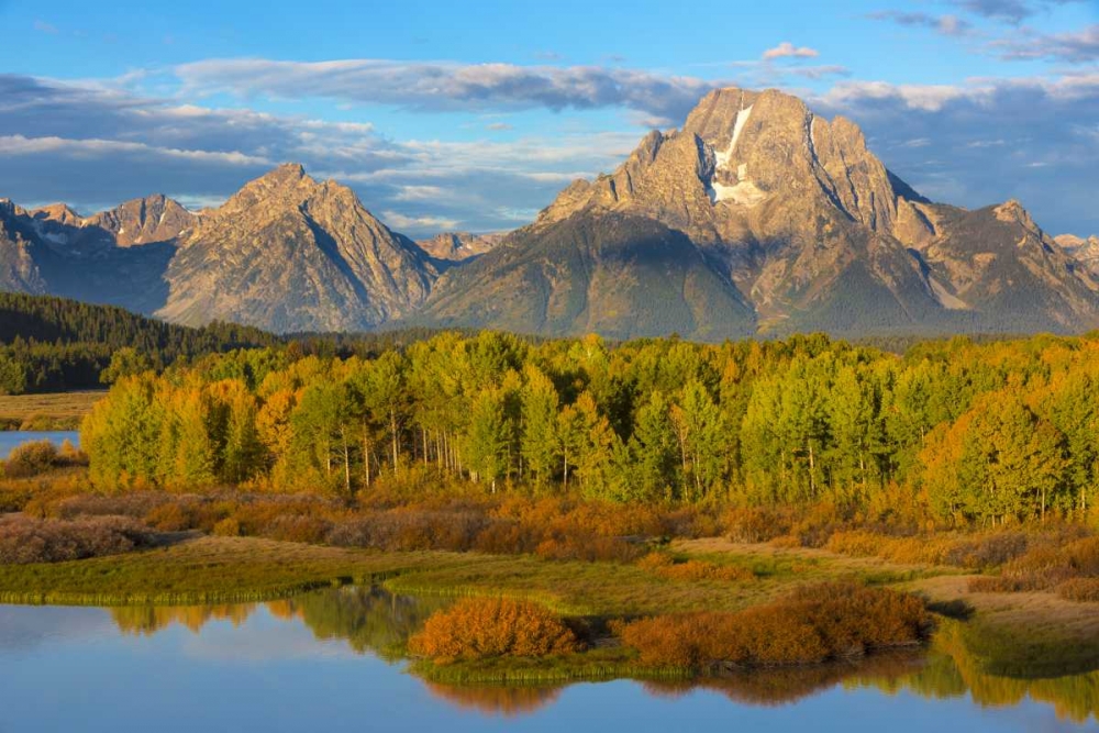 Wyoming, Grand Teton NP Sunrise on Snake River art print by Don Paulson for $57.95 CAD