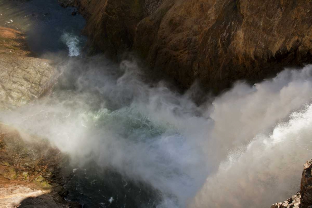 Wyoming, Yellowstone Yellowstone River waterfall art print by Don Grall for $57.95 CAD