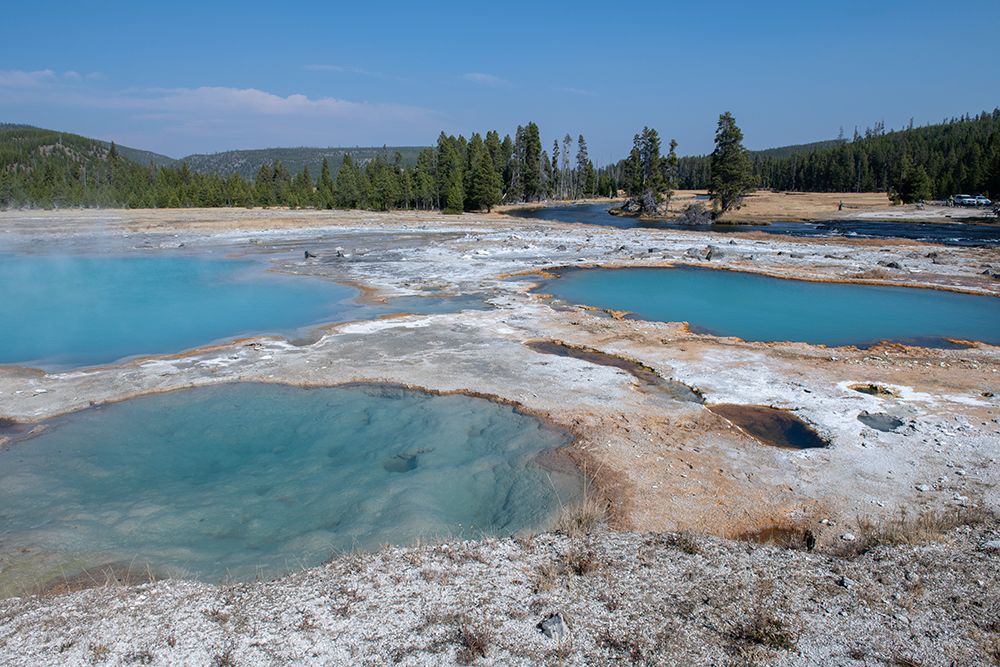 USA-Wyoming-Yellowstone National Park-Biscuit Basin-Black Diamond Pool art print by Cindy Miller Hopkins for $57.95 CAD