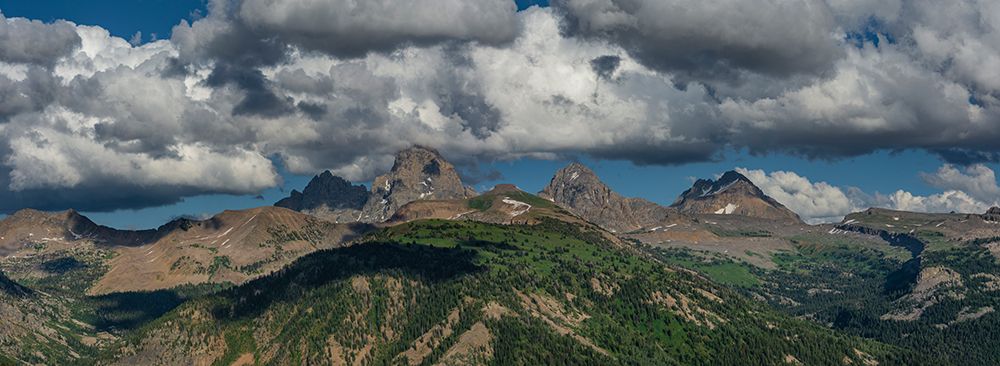 USA-Wyoming-Panoramic of Grand Teton and Teton Range from west side art print by Howie Garber for $57.95 CAD