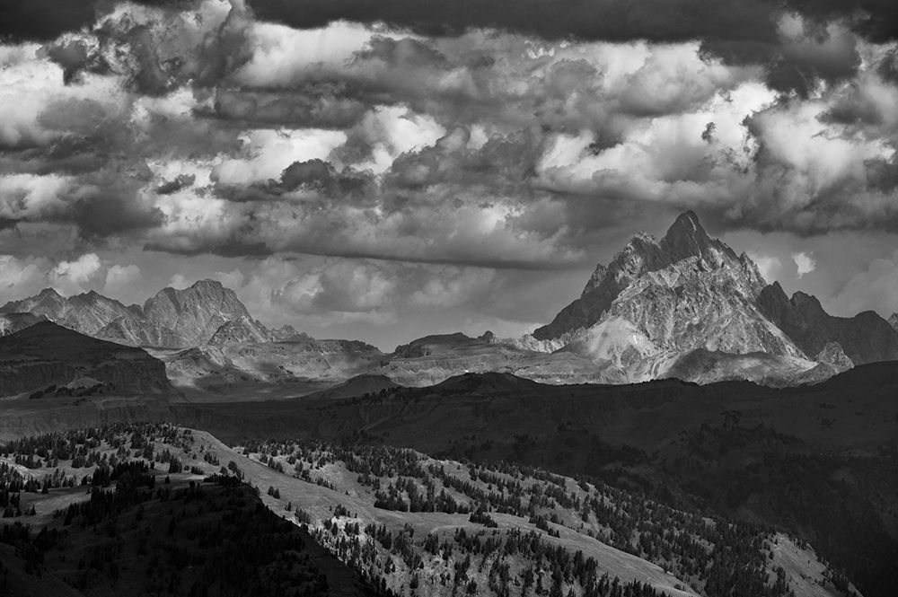 USA, Wyoming. Grand Teton is visible from Taylor mountain. art print by Howie Garber for $57.95 CAD