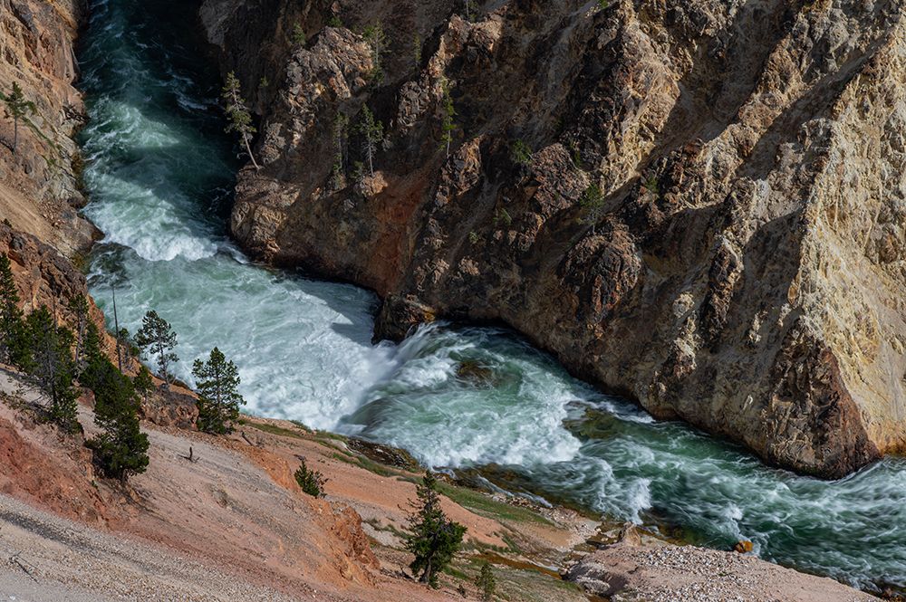USA, Wyoming. Grand Canyon of Yellowstone River, Yellowstone National Park. art print by Howie Garber for $57.95 CAD
