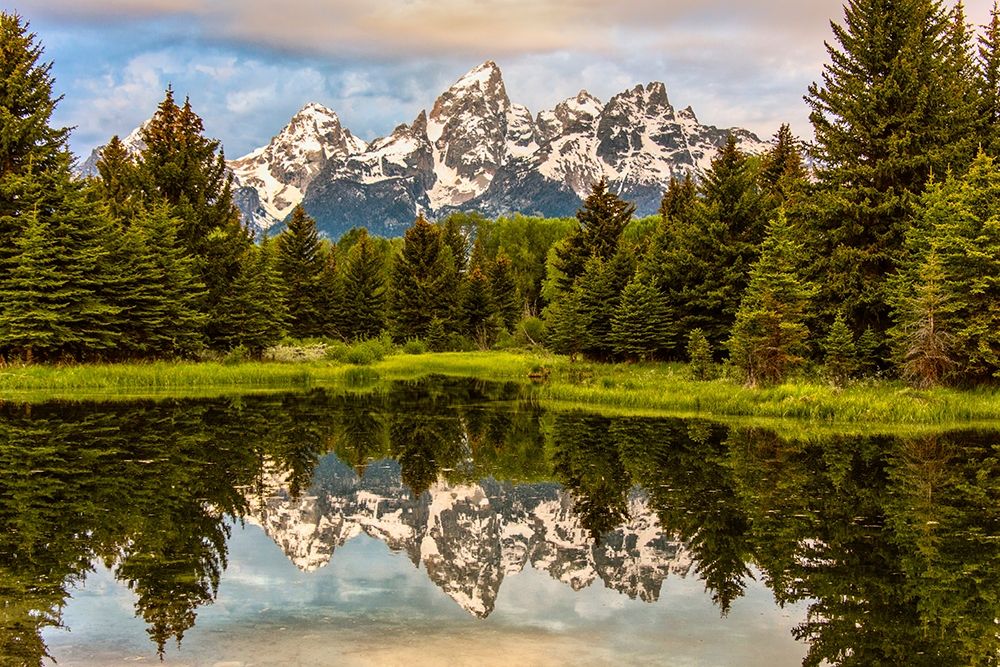 Schwabacher Landing-Tetons-Wyoming art print by John Ford for $57.95 CAD